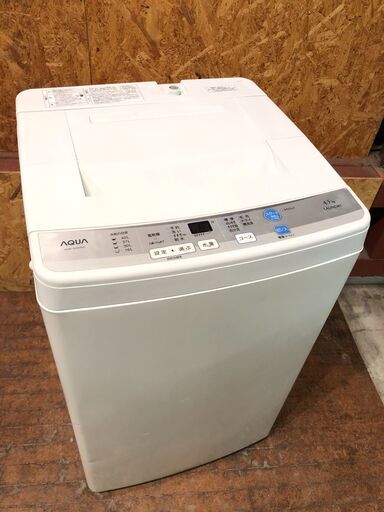 【管理KRS272】AQUA 2016年 AQW-S45D 4.5kg 洗濯機
