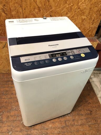 【管理KRS274】Panasonic 2013年 NA-F60PB6 6.0kg 洗濯機