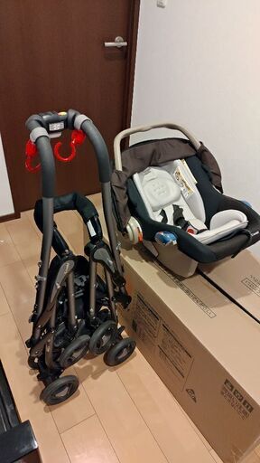 値下げ　コンビ　ベビーカー EX マルチ5ウェイ　PW チャイルドシート　美品