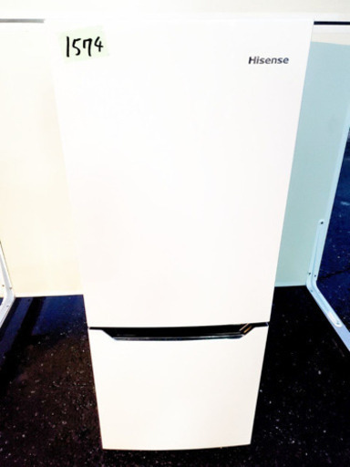 ①✨高年式✨1574番 Hisense✨2ドア冷凍冷蔵庫✨HR-D15C‼️