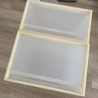 無料 無印良品半透明衣装ケース 大中小 いっきゅー 下北沢の収納家具 収納ケース の中古あげます 譲ります ジモティーで不用品の処分