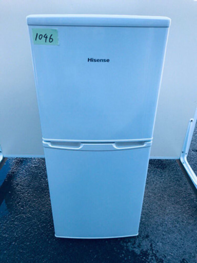 ④1046番 Hisense✨2ドア冷蔵庫✨HR-B106JW‼️