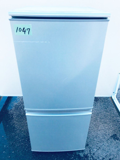 ④1047番 シャープ✨ノンフロン冷凍冷蔵庫✨SJ-14T-S‼️