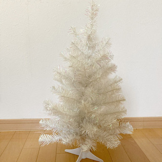 クリスマスツリー　ホワイト　60cm