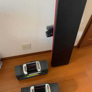 可変式ダンベル40kg×2個　フラットベンチ付き