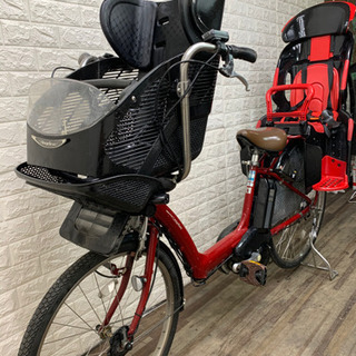 YAMAHA リトルモア レッド 8.9AH 新基準 電動アシスト自転車 - 自転車 