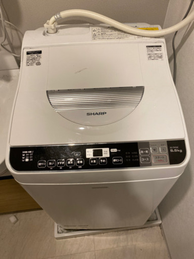シャープ　5.5キロ　洗濯乾燥機　2017製