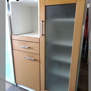 キッチンボード ミニキッチンカップボード カウンタータイプ レンジボード 収納 リサイクルバナナ藻岩 真駒内の収納家具 食器棚 キッチン収納 の中古あげます 譲ります ジモティーで不用品の処分