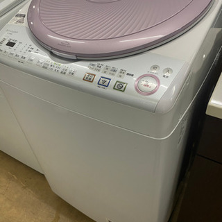 SALE】SHARP 洗濯乾燥機 洗濯5.5kg 乾燥3.5kg ES-T5E7-KW 穴なし槽