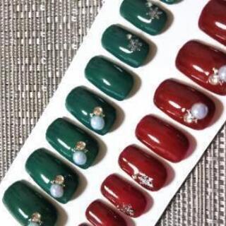 ジェルネイルチップ 冬ネイル ボルドー フォレストグリーン 臣 お安くなってます 東野のネイルの中古あげます 譲ります ジモティーで不用品の処分