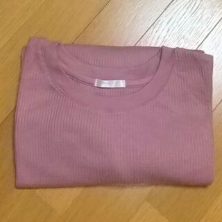 Honeys  ワッフル生地 長袖Tシャツ  L  (未使用)【...