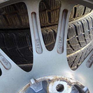 値下げ】日産純正アルミ・スタッドレスタイヤ245/45R18 手渡し限定