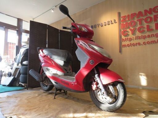 □YAMAHA CYGNUS X SR SE44J ヤマハ シグナスX SR 125cc 35343km レッド エンジン実動! パーツ取り 部品取り車 ベース車 バイク 札幌発 □YAMAHA CYGNUS X SR SE44J ヤマハ シグナスX SR 125cc 35343km