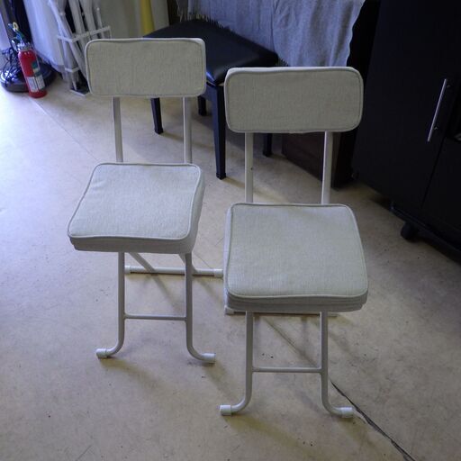 格安 店舗受け渡し可能ニトリクッションチェアコモ折りたたみイス2点セット札幌市内限定配送 にこにこファクトリー 美園の椅子 チェア の中古あげます 譲ります ジモティーで不用品の処分
