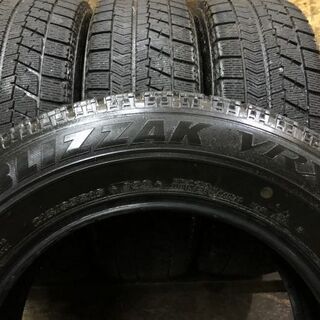 BS BLIZZAK VRX 215/65R16 16インチ スタッドレス 4本 2015年製 アルファード ヴェルファイア エルグランド等　(VTC324) クレジットカード QR決済可能