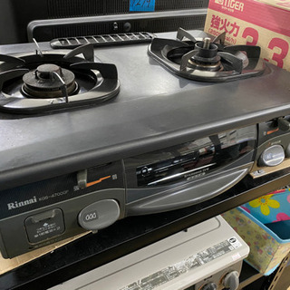 Rinnai リンナイ 右強火プロパンガスコンロ RT64JH LP専用 中古