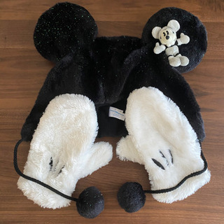 【ネット決済】Disney ミッキーの帽子と手袋