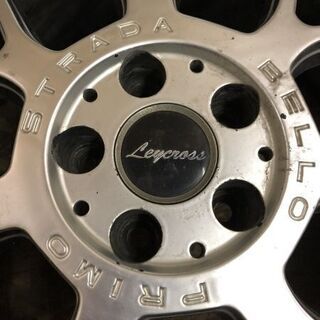 Leycross STRADA BELLO PRIMO 社外ホイール 17インチ 4本 7J5HPCD100+48 プリウス レガシィ等 (VHK172) クレジットカード QR決済可能
