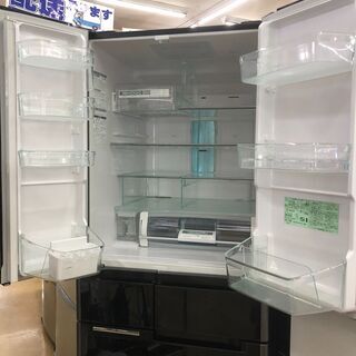 日立 ノンフロン冷凍冷蔵庫 R-B5700（565L）大型6ドアタイプ 2011年製