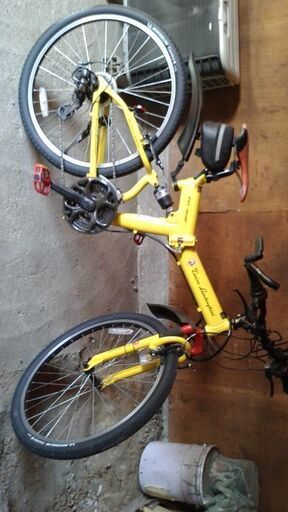 高級品市場 ◆ランボルギーニ 　トニート　26インチWサス18段アルミ　折畳自転車 折りたたみ自転車