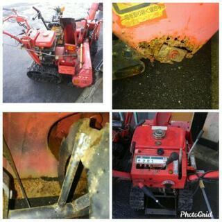 決まりました。一台減りましたので値下げします‼　札幌　古い除雪機　まとめて3台　ヤンマー、スズキ、三菱、合計3台　ジャンク　未整備　部品取り