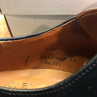 新品未使用⭐︎ALDEN Vチップ 7 1/2 純正シューツリー&クリーム付き