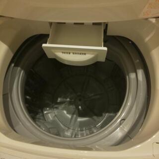 白い洗濯機