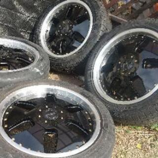 売り切れましたビエナクライス風ホイール MAEユーロライン１８インチ深リムvipセダン新品同様