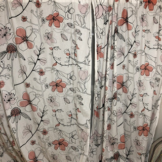 IKEAのカーテン(レースカーテン付き)