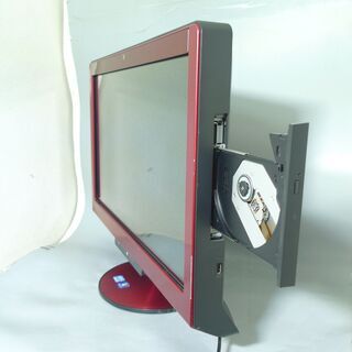 送料無料 レッド 1台限定 中古良品 一体型PC 23インチ フルHD FH77/