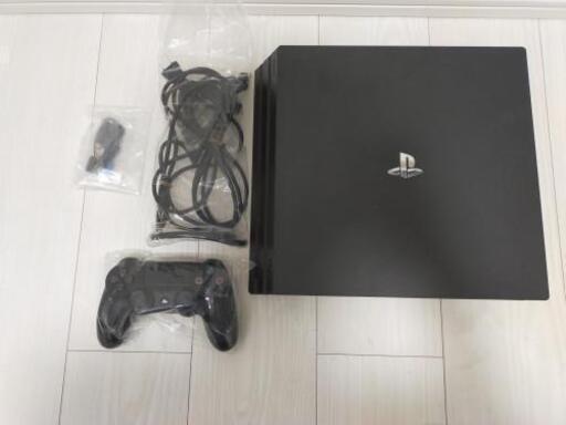 【美品】箱あり PS4pro 1TB 純正ワイヤレスコントローラー、ソフト付き