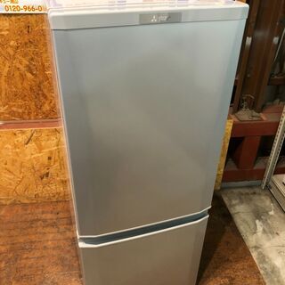 MITSUBISHI 146L 2ドア冷凍冷蔵庫 MR-P15E-S1 2020年製
