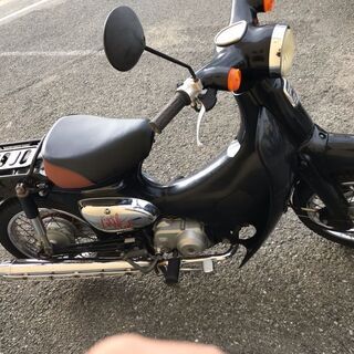リトルカブ 50CC 黒 実働 キーセット新品 シート張替え新品 オイル交換済み