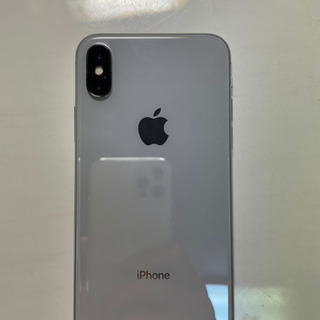 iPhone X Silver 64 GB docomo