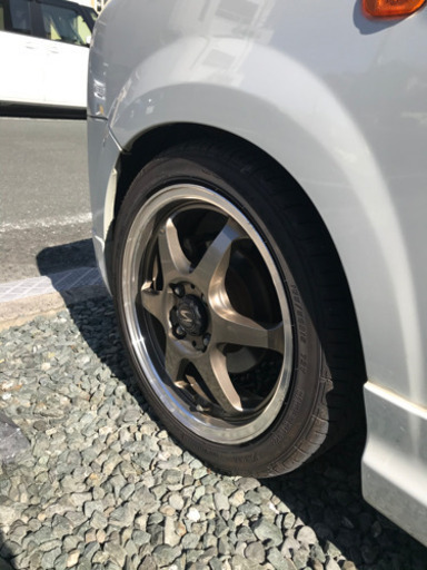 ナット オマケ タイヤ ホイール S-HOLD 15-5J 100 4H +45 GOODYEAR 165