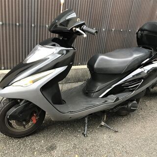即乗りで快適♪『自賠責、グリップヒーター、BOX付』　ホンダ e彩125　☆始動良好♪4スト低燃費　通勤通学に♪