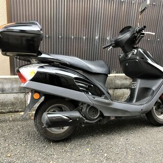 即乗りで快適♪『自賠責、グリップヒーター、BOX付』　ホンダ e彩125　☆始動良好♪4スト低燃費　通勤通学に♪