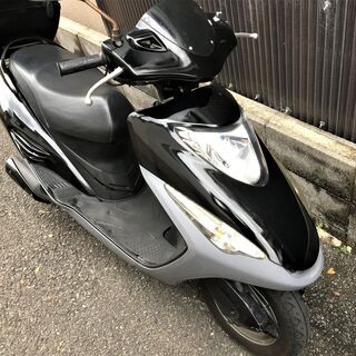 即乗りで快適♪『自賠責、グリップヒーター、BOX付』　ホンダ e彩125　☆始動良好♪4スト低燃費　通勤通学に♪