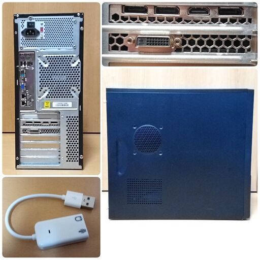 ゲーミングPC Xeon-E3 GTX1060 SSD240G メモリ16G 1209