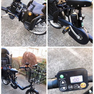 2018年 ギュットミニDX 16Ah 総額約20万！ レインカバー等 付属品11点 Panasonic 子供乗せ電動自転車 3人乗り