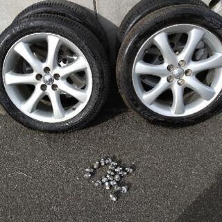 ★送料無料★トヨタ純正17インチ ホイール＆タイヤ４本セット トヨタ純正アルミホイール 17インチ ホイールタイヤ 中古 4本