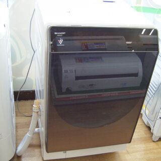 シャープ ドラム式洗濯機 ES-G110-TL 中古品 2018年式 11ｋｇ ...