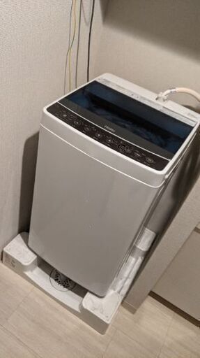 【美品】3年間保証付 Haier 洗濯機 4.5kg 持ち運び可