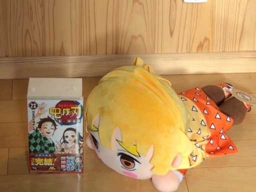 最終値下げ　鬼滅の刃23巻フィギュア同梱とぬいぐるみ