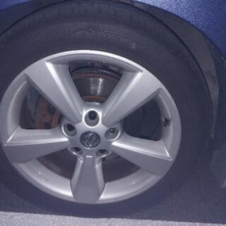 日産　純正　17インチ　ノーマルタイヤ　バリ溝　205/50r17