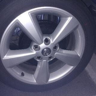 日産　純正　17インチ　ノーマルタイヤ　バリ溝　205/50r17