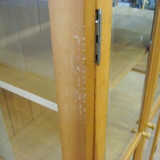 木製 脚付きコレクションボード 80×38×126cm コレクションケース 
