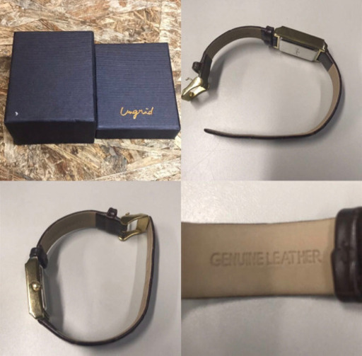 W165 004 Ungrid アングリット レディース 腕時計 クォーツ ウォッチ 動作ok 電池新品交換済み Trash Box 三国ケ丘の服 ファッションの中古 古着あげます 譲ります ジモティーで不用品の処分