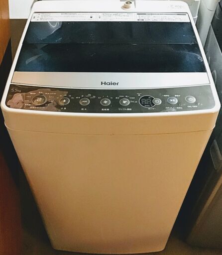 【送料無料・設置無料サービス有り】洗濯機 2017年製 Haier JW-C55A 中古