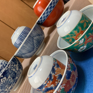 三洋陶器　龍峯窯　茶碗　＆　湯飲み　5組　セット